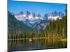 USA, Washington State, Kittitas County. Cooper Lake in the Central Washington Cascade Mountains.-Julie Eggers-Mounted Photographic Print