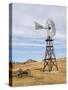 USA, Washington State, Molson, Okanogan County. Windmill in the ghost town.-Julie Eggers-Stretched Canvas