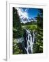 USA, Washington State, Mount Rainier National Park, Mount Rainier, waterfall-George Theodore-Framed Photographic Print