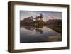 USA, Washington State. Mt Baker reflects in Park Butte Lake.-Jaynes Gallery-Framed Photographic Print