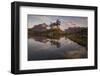 USA, Washington State. Mt Baker reflects in Park Butte Lake.-Jaynes Gallery-Framed Photographic Print