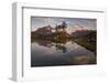 USA, Washington State. Mt Baker reflects in Park Butte Lake.-Jaynes Gallery-Framed Photographic Print