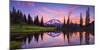 USA, Washington State, Mt. Rainier National Park. Tipsoo Lake panoramic at sunset.-Jaynes Gallery-Mounted Premium Photographic Print