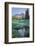 USA. Washington State. Mt. Rainier reflected in tarn amid wildflowers, Mt. Rainier National Park.-Gary Luhm-Framed Photographic Print