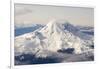 USA, Washington State, Mt Rainier with Cap Cloud-Trish Drury-Framed Photographic Print