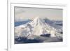 USA, Washington State, Mt Rainier with Cap Cloud-Trish Drury-Framed Photographic Print