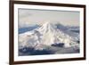 USA, Washington State, Mt Rainier with Cap Cloud-Trish Drury-Framed Photographic Print