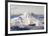 USA, Washington State, Mt Rainier with Cap Cloud-Trish Drury-Framed Photographic Print