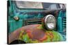 USA, Washington State, Old Colorful Field Truck in field-Terry Eggers-Stretched Canvas