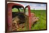 USA, Washington State, Old Colorful Field Truck in field-Terry Eggers-Framed Photographic Print