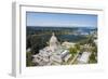 USA, Washington State, Olympia. State Capitol and Budd Bay Inlet.-Merrill Images-Framed Photographic Print