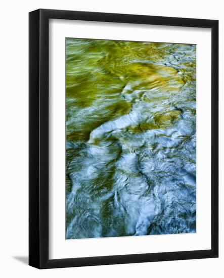 USA, Washington State. Olympic National Park, Sol Duc River abstract-Ann Collins-Framed Photographic Print