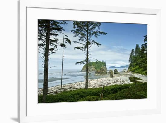 USA, Washington State. Olympic Peninsula, Ruby Beach-Michele Molinari-Framed Photographic Print