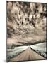 USA, Washington State, Palouse. Backcountry road through wheat field and clouds-Terry Eggers-Mounted Photographic Print