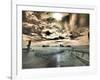 USA, Washington State, Palouse. Backcountry road through wheat field and clouds-Terry Eggers-Framed Photographic Print