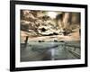 USA, Washington State, Palouse. Backcountry road through wheat field and clouds-Terry Eggers-Framed Photographic Print