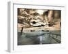 USA, Washington State, Palouse. Backcountry road through wheat field and clouds-Terry Eggers-Framed Photographic Print