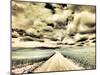USA, Washington State, Palouse. Country backroad through spring crops-Terry Eggers-Mounted Photographic Print