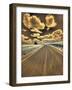 USA, Washington State, Palouse. Country backroad through spring crops-Terry Eggers-Framed Photographic Print