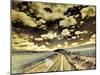 USA, Washington State, Palouse. Country backroad through spring crops-Terry Eggers-Mounted Photographic Print