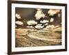 USA, Washington State, Palouse. Country backroad with lone tree-Terry Eggers-Framed Photographic Print