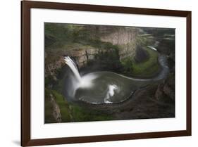 USA, Washington State. Palouse Falls drops into Palouse River canyon.-Jaynes Gallery-Framed Photographic Print