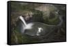 USA, Washington State. Palouse Falls drops into Palouse River canyon.-Jaynes Gallery-Framed Stretched Canvas