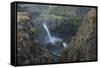 USA. Washington State. Palouse Falls in the spring, at Palouse Falls State Park.-Gary Luhm-Framed Stretched Canvas