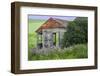 USA, Washington State, Palouse. Old abandoned house surrounded by wildflowers.-Julie Eggers-Framed Photographic Print