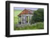 USA, Washington State, Palouse. Old abandoned house surrounded by wildflowers.-Julie Eggers-Framed Photographic Print