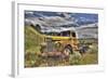 USA, Washington State, Palouse. Old Truck Abandoned in Field-Terry Eggers-Framed Photographic Print