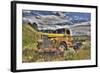 USA, Washington State, Palouse. Old Truck Abandoned in Field-Terry Eggers-Framed Photographic Print