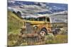 USA, Washington State, Palouse. Old Truck Abandoned in Field-Terry Eggers-Mounted Photographic Print