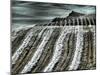 USA, Washington State, Palouse region, Harvest cut lines in Field-Terry Eggers-Mounted Photographic Print