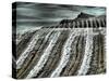 USA, Washington State, Palouse region, Harvest cut lines in Field-Terry Eggers-Stretched Canvas