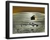 USA, Washington State, Palouse region, Old barn in field of wheat-Terry Eggers-Framed Photographic Print