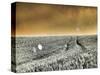 USA, Washington State, Palouse region, Rolling Hills of wheat-Terry Eggers-Stretched Canvas