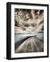 USA, Washington State, Palouse region, winding backcountry road through wheat fields-Terry Eggers-Framed Photographic Print