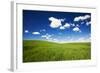 USA, Washington State, Palouse. Rolling Hills Covered by Wheat Fields-Terry Eggers-Framed Photographic Print