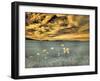 USA, Washington State, Palouse. Spring Poppies and wheat field and clouds-Terry Eggers-Framed Photographic Print