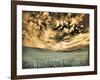 USA, Washington State, Palouse. wheat field and clouds-Terry Eggers-Framed Photographic Print