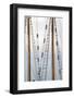 USA, Washington State, Port Townsend. Rigging on a Wooden Schooner-Kevin Oke-Framed Photographic Print