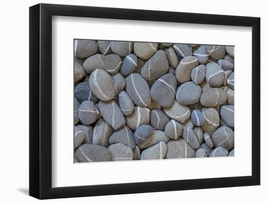 USA, Washington State. Rocks with white stripes.-Jaynes Gallery-Framed Photographic Print