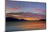 USA, Washington State, Seabeck. Composite panoramic sunset over Hood Canal.-Jaynes Gallery-Mounted Photographic Print