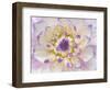 USA, Washington State, Seabeck. Dahlia blossom close-up.-Jaynes Gallery-Framed Photographic Print