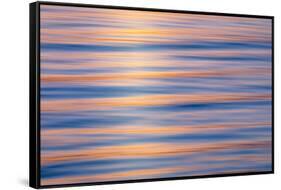 USA, Washington State, Seabeck. Hood Canal at sunset.-Jaynes Gallery-Framed Stretched Canvas