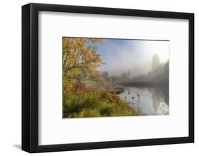 USA, Washington State, Seabeck. Miami Beach Saltwater Lagoon sunrise.-Jaynes Gallery-Framed Photographic Print