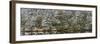 USA, Washington State, Seabeck, Misery Point Preserve. Panoramic of forest reflections in lagoon.-Jaynes Gallery-Framed Photographic Print