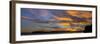 USA, Washington State, Seabeck. Panoramic sunrise over Hood Canal.-Jaynes Gallery-Framed Photographic Print