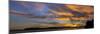 USA, Washington State, Seabeck. Panoramic sunrise over Hood Canal.-Jaynes Gallery-Mounted Photographic Print